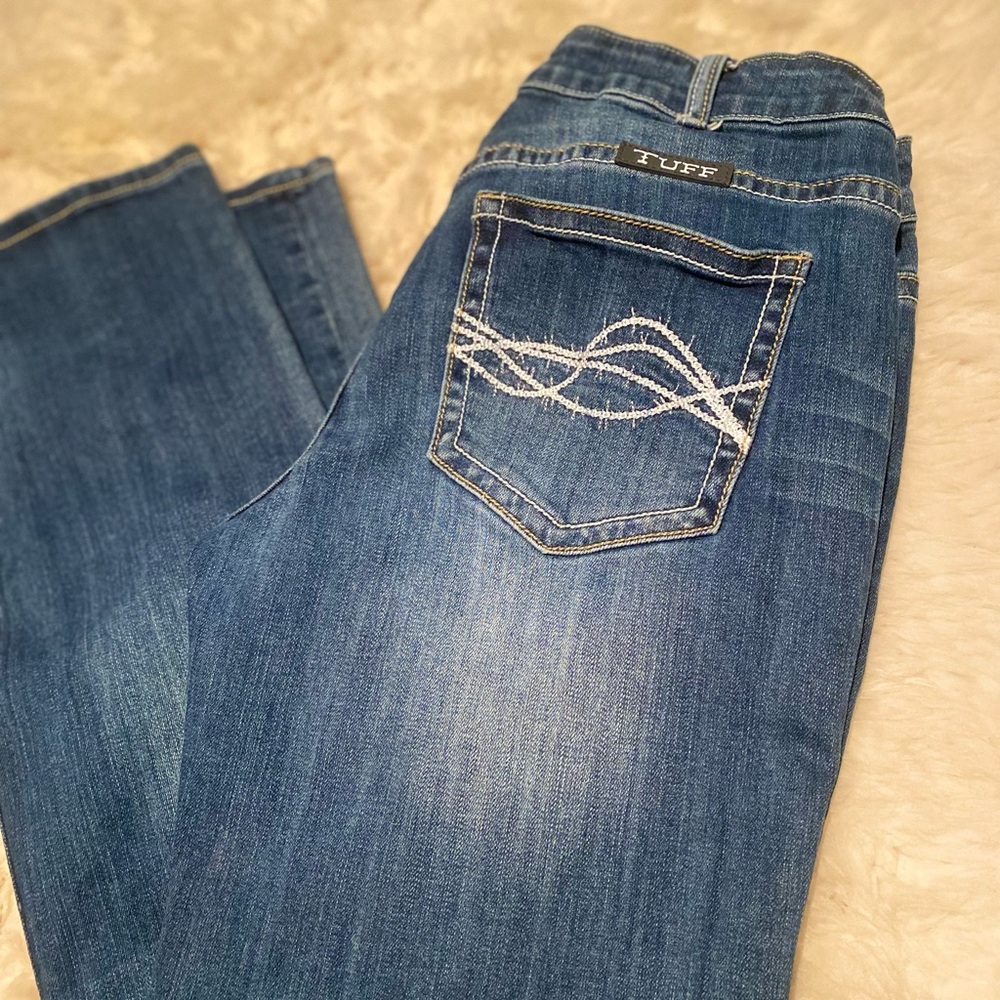 Cowgirl Tuff Blue Boot Cut Jeans